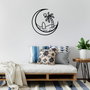 Wallity Sea Sand Surf - 450 Escultura de pared negra